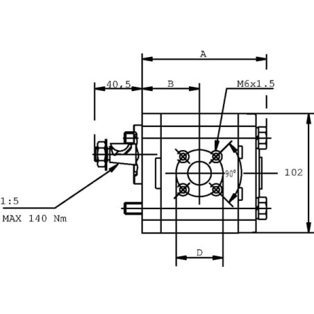 Pump PLP20.8S0-54B5-LBE/BC-N-E - PLP208S054B5