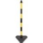 Barrier post, yellow/black - PKKYB