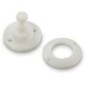 Minax-Fastener lower part plastic, white - PL10105 Minax-Fastener lower part plastic, white - PL10105