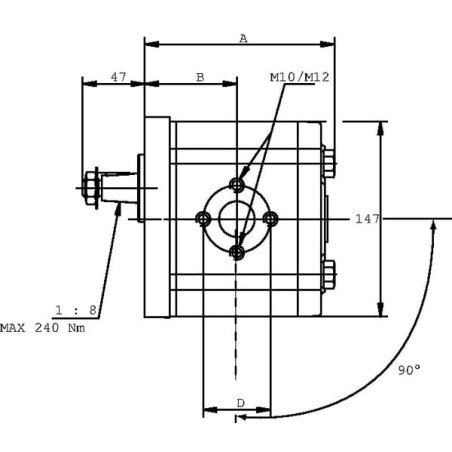 Pump PLP30.61D0-83E3-LED/EB-N-FS - PLP3061D083E3