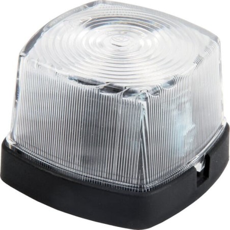 Lampa obrysowa kwadratowa, 12V z płaską wtyczką Geka - PL62