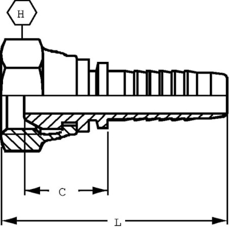 Insert DN06-M14x1.5-8L - PGL614
