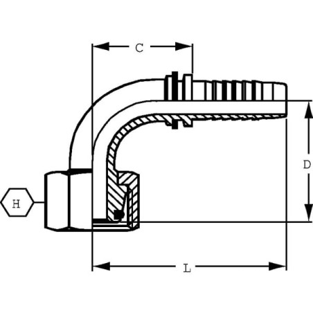 Insert DN13-M22x1.5 Box 12 pcs - PGLO132290P012