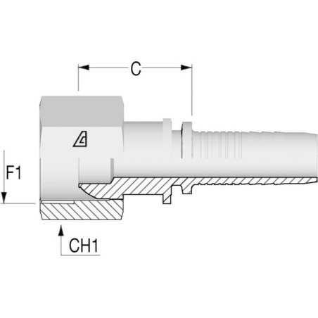 Insert DN06-1/4 BSP - PFN64