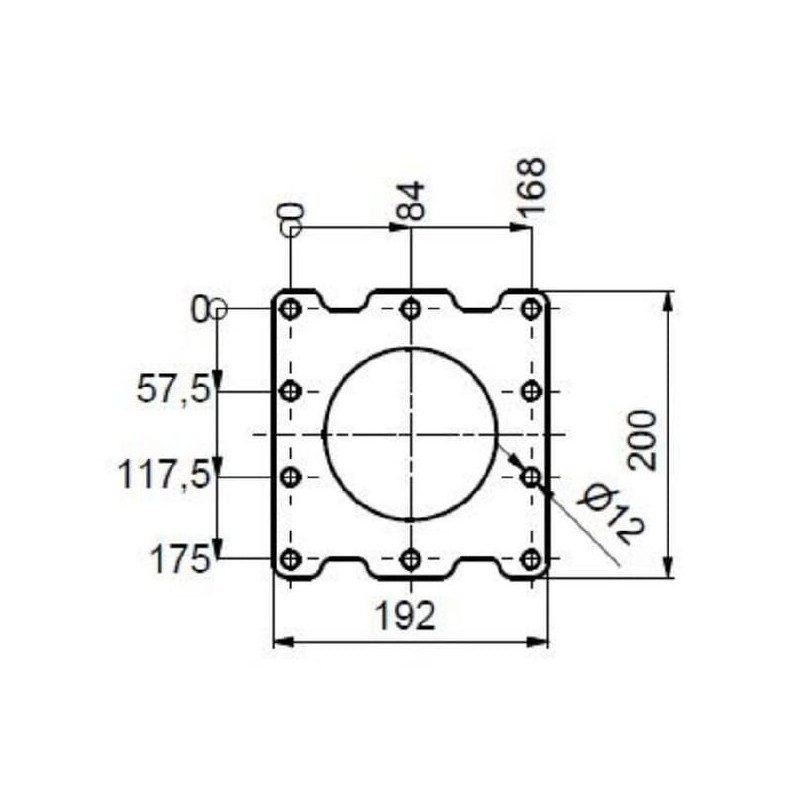 Flansch R120 - PFL002