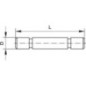 Push-in fitting straight 8mm - PIE88B Push-in fitting straight 8mm - PIE88B