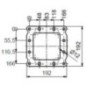 Weld-on flange 140 - PFL005T1 Weld-on flange 140 - PFL005T1