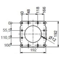 Flansch R140,V136-140 - PFL005