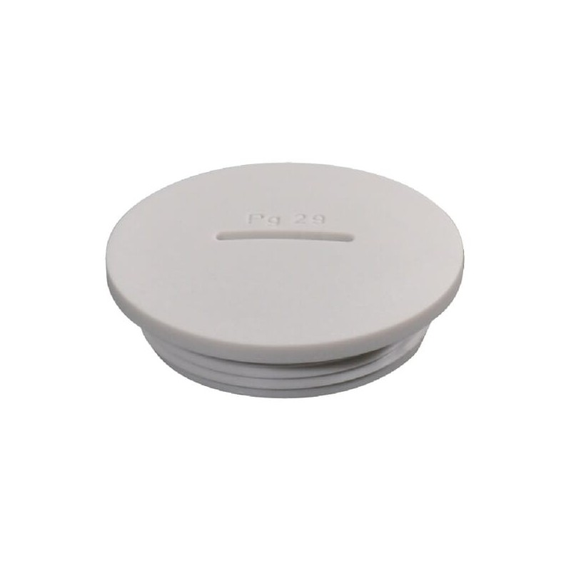 Blanking plug PG29, PA, Grey - PG29B