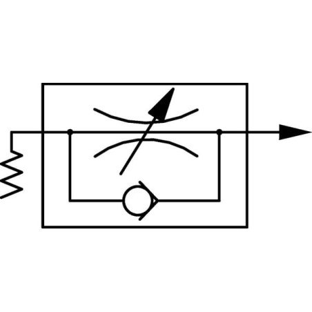 Exhaust air flow non-return valve - PFCCM5O6