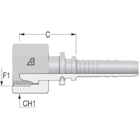 Insert DN06 F M18x1.5-12L - PGL618