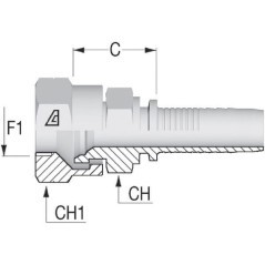 Insert DN06-1/4 BSP - PFK64