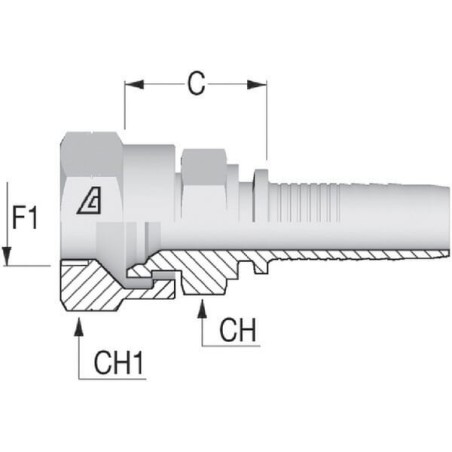 Insert DN06-1/4 BSP - PFK64