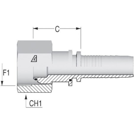 Pressarmatur DN13-3/4 BSP - PF1312