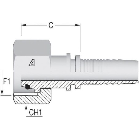 Pressarmatur DN13-M24x1,5-16S - PGSO1324