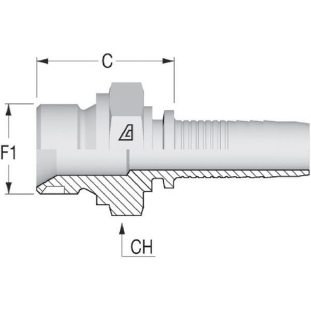 Pressarmatur DN06-3/8 BSP - PN66