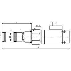 3 way flow control valve 12V - PP10WA20B