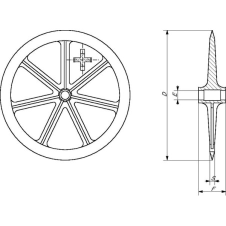 Packerring geteilt K-Sp. GGG50 - PR90063