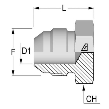 End plug 1-3/16 JIC - PM19