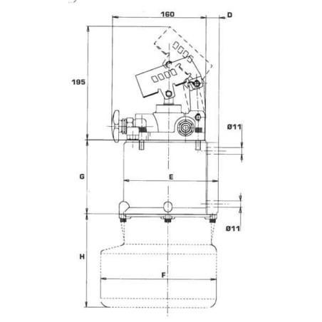 Hand pump PMSD 12/10 - PMSD1210