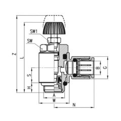 Zawór regulacji przepływu - PMCU704186