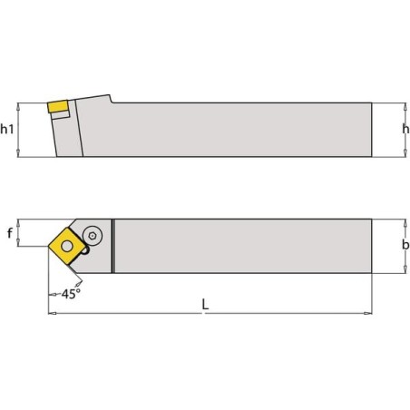 Rotating holder, Neutral 75 stopni PSDNN - PSDNN2020K12