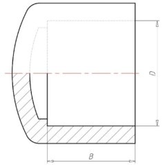 PVC end cap 3/4 inch - PVC7CAP34