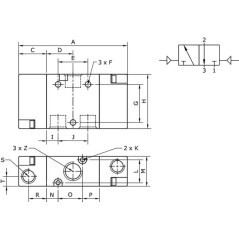 PV32B12 Kramp, Beidseitig steuerbar 