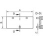 Cover plate 1/4 inch - PVBP14 Cover plate 1/4 inch - PVBP14