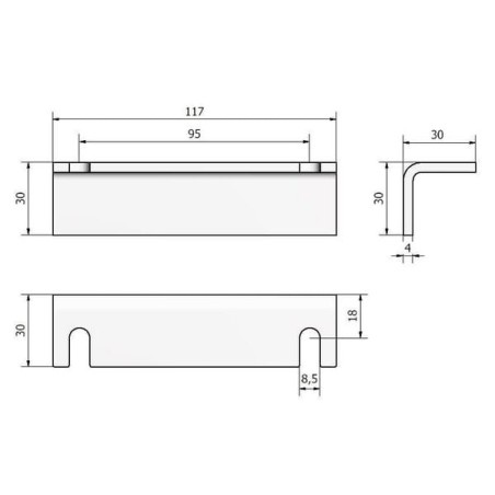 Welding support for PVG16/PVG32 - PVG329STEUN