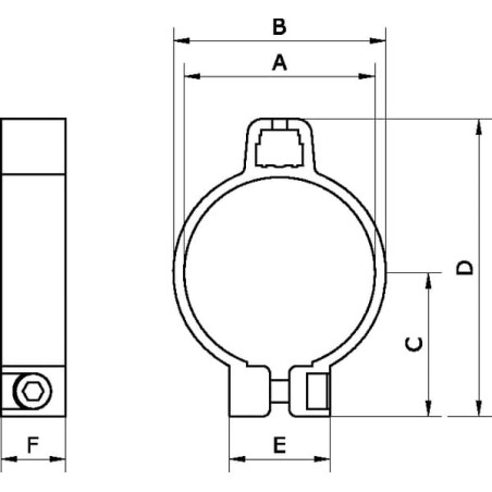 Proximity switch mounting - PSMR25