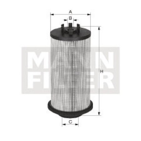 Fuel filter element metal-free - PU9991X