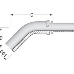 Insert DN06-diameter 06mm-45 stopni - PT6645