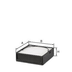 Fuel filter element metal-free - PU84