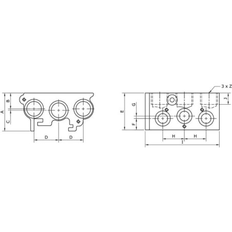 End plate 1/4 inch - PVFP14
