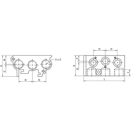 End plate 1/8 inch - PVEP18