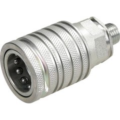 Szybkozłącze gniazdo QCPF-L 1/2 cali gwint zewnętrzny M14x1.5 - QCPF12L14
