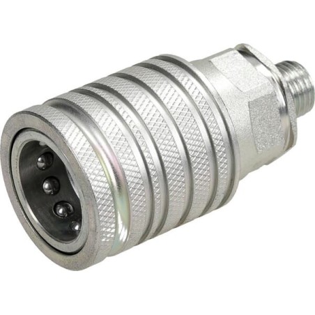 Szybkozłącze gniazdo QCPF-L 1/2 cali gwint zewnętrzny M14x1.5 - QCPF12L14