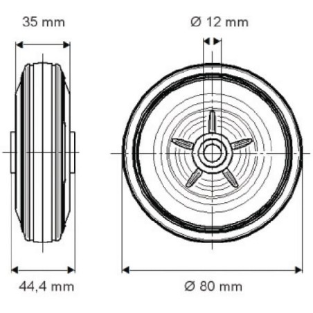 Rad 80 mm - PVR0803512