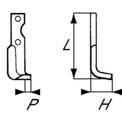 Fräsmesser L. Agria - RB17548L