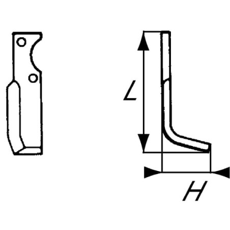 Fräsmesser L. Goldoni - RB25031