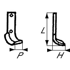 Fräsmesser L. Howard - RB9941