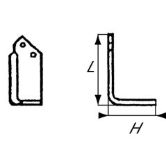 Fräsmesser L. Howard - RB28014