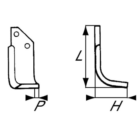 Fräsmesser L. B.C.S - RB48426
