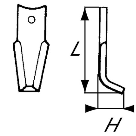 Fräsmesser Agria - RB1567