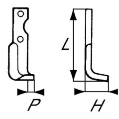 Fräsmesser R. Agria - RB21099