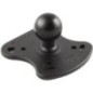 RAM base with 1,5 inch rubber bal - RAMC107B RAM base with 1,5 inch rubber bal - RAMC107B