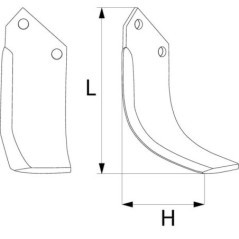 Fräsmesser L. Howard - RB9930
