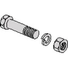 Schraube Mutter M8x25 - RB825B