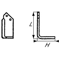 Fräsmesser L. Howard - RB9923